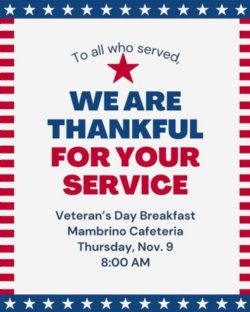 Veteran\'s Day Breakfast